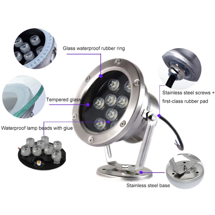 AquaGlow | Waterproof LED Underwater Pool Light for Outdoor Ambiance