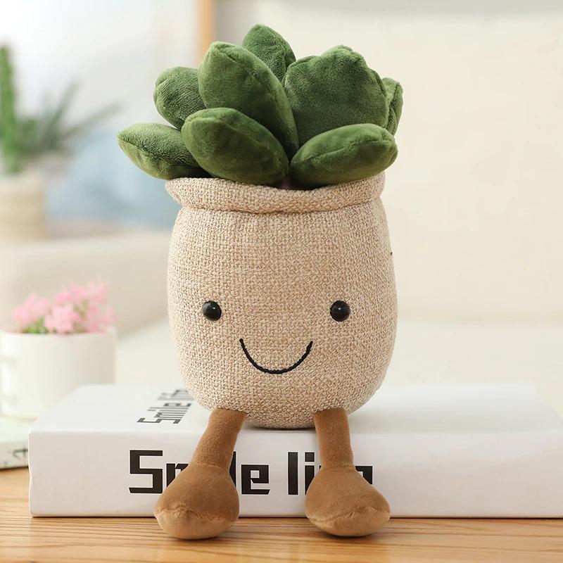 Soft Eco-Friendly Plush Plant Bedroom Accessory, 33 cm Height
