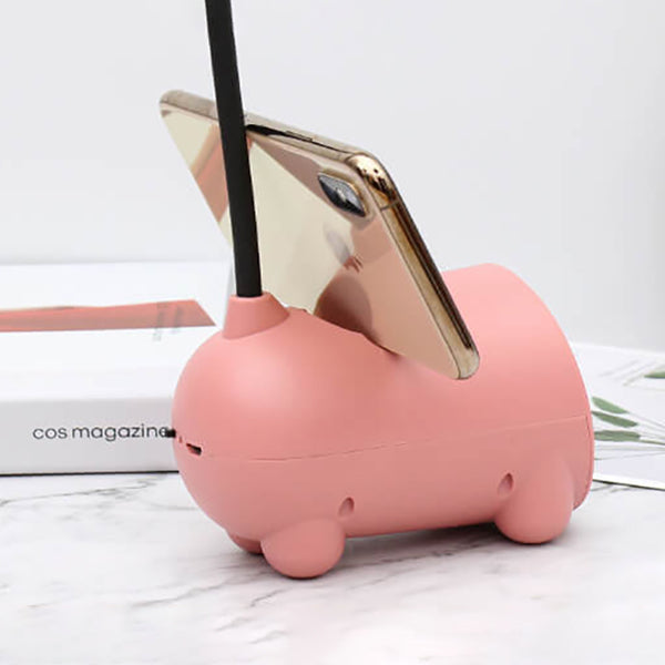 BunnyGlow | Playful Rechargeable Table Lamp with Pen Holder and Touch Control