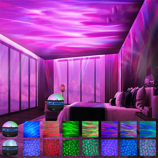 CelestialVista | Enchanting Dual Color Star Light Projector Lamp