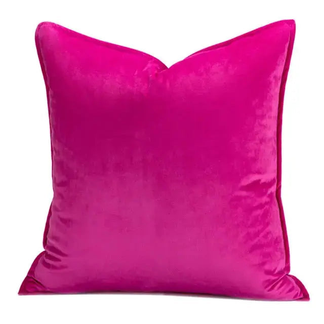 European Luxury Velvet Cushion Cover – Soft Textured Home Decor Pillowcase