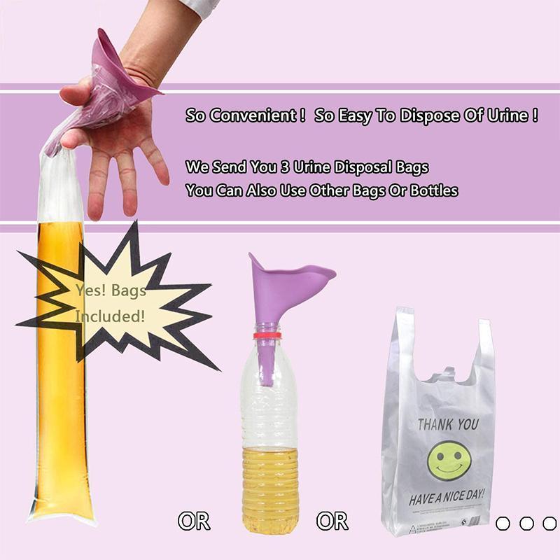 FeminaFunnel | Ergonomic Female Urination Device for Convenient Outdoor Use