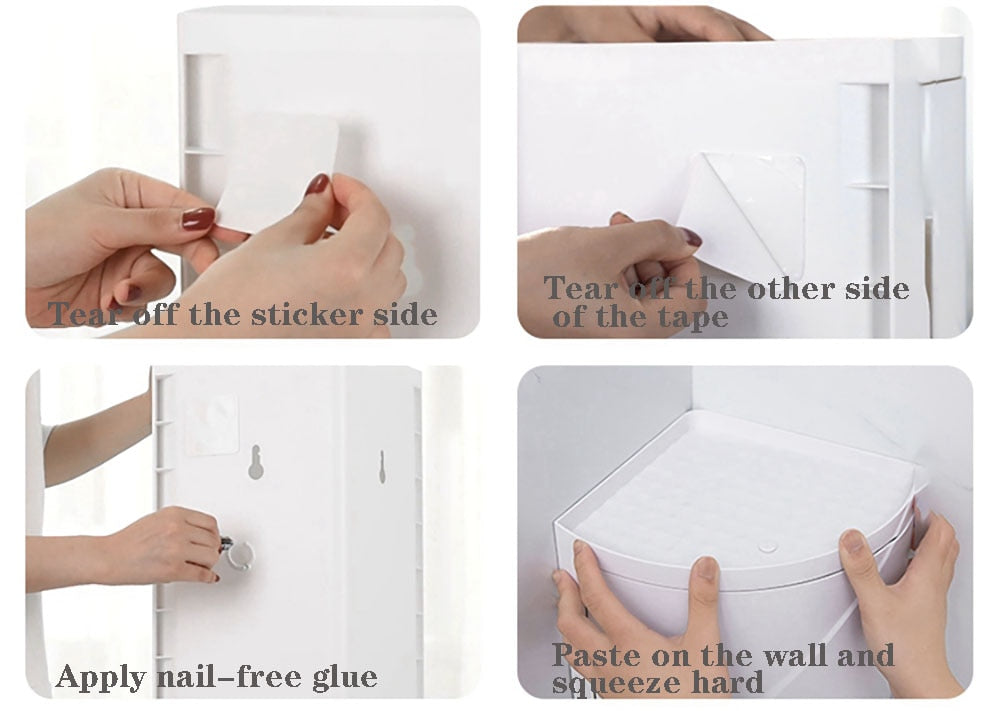 Bathroom Corner Storage Shelf – Space-Saving Stylish Organization Solution