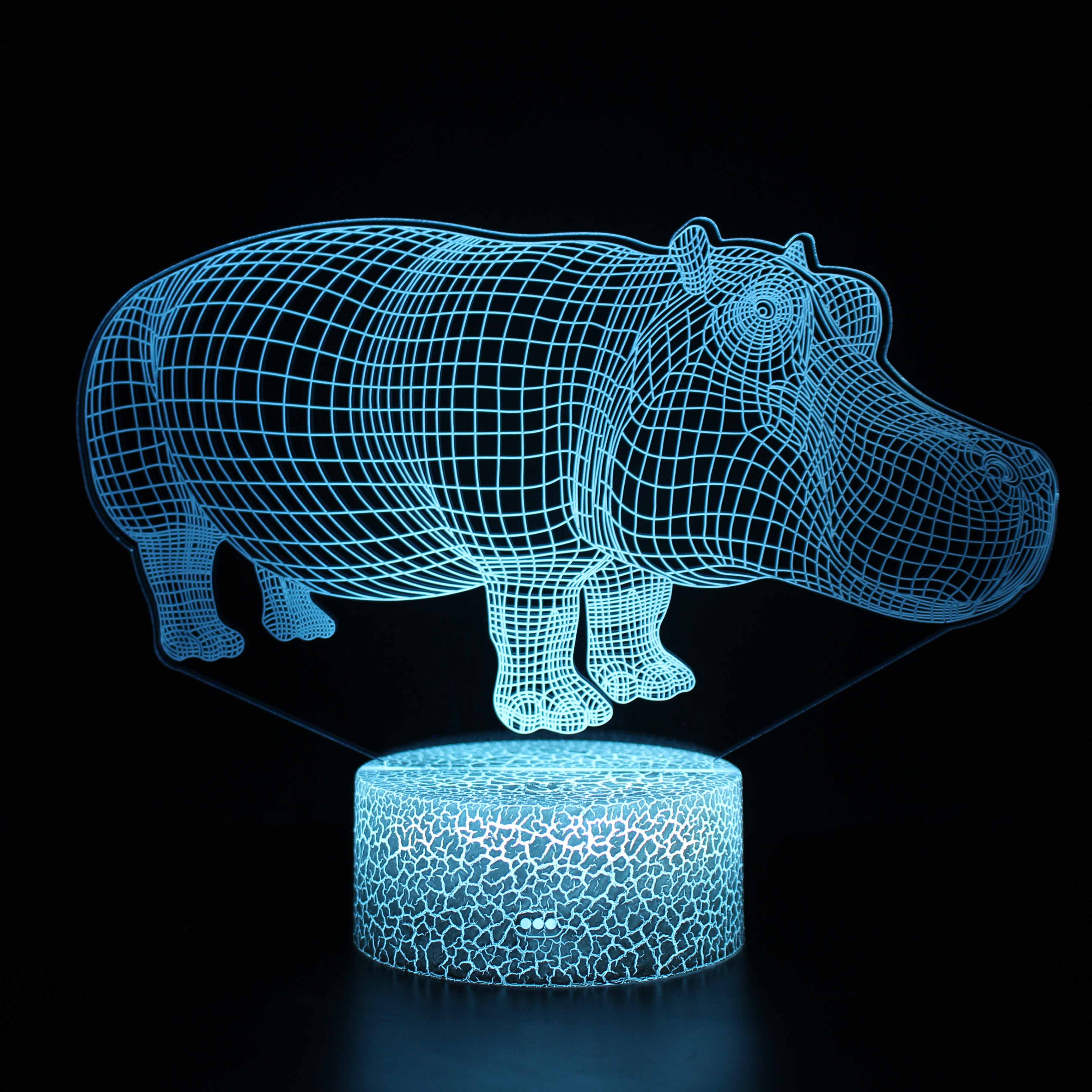 IllumiCraft | 3D Optical Illusion LED Night Lamp with Soft Ambient Lighting