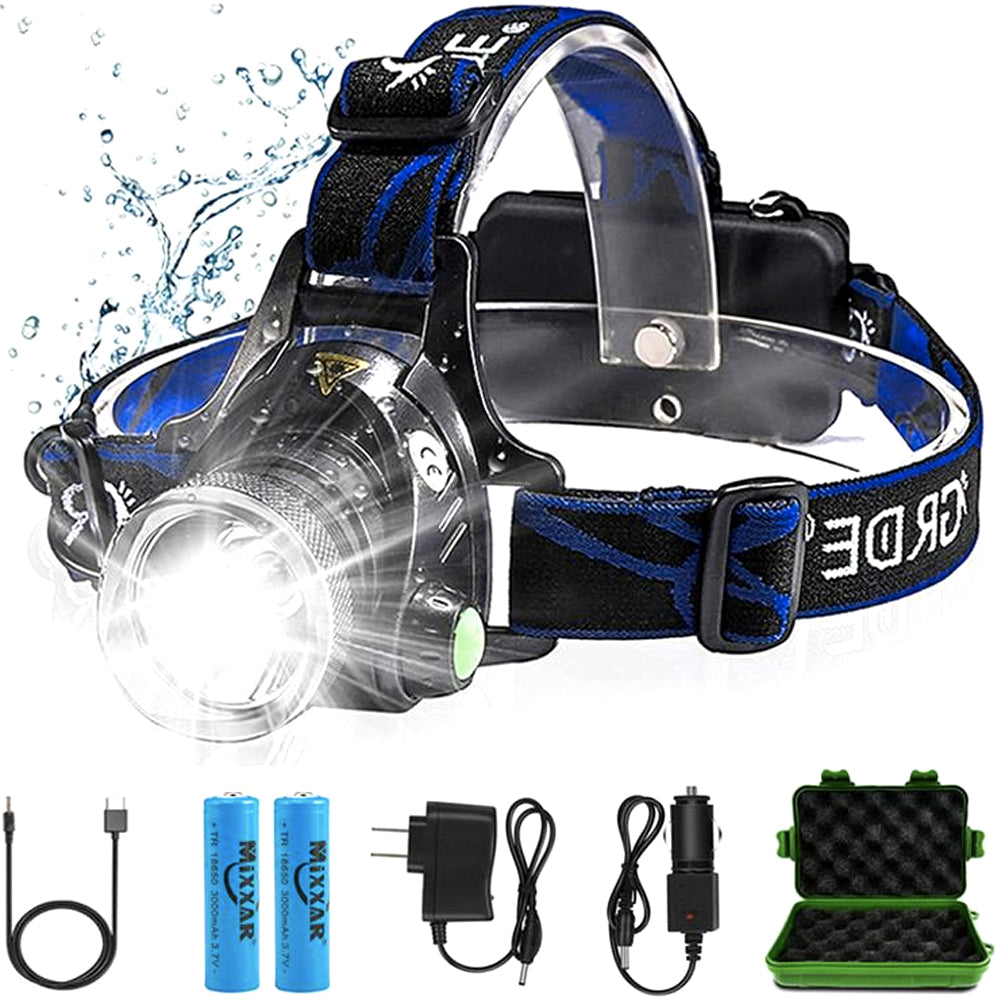 LumenBlaze | Waterproof LED Headlamp for Outdoor Activities