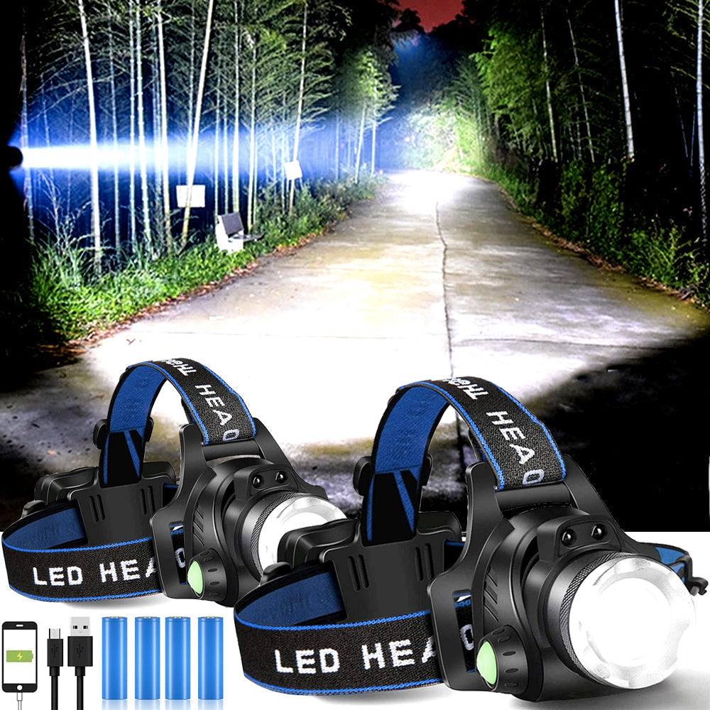 LumenBlaze | Waterproof LED Headlamp for Outdoor Activities