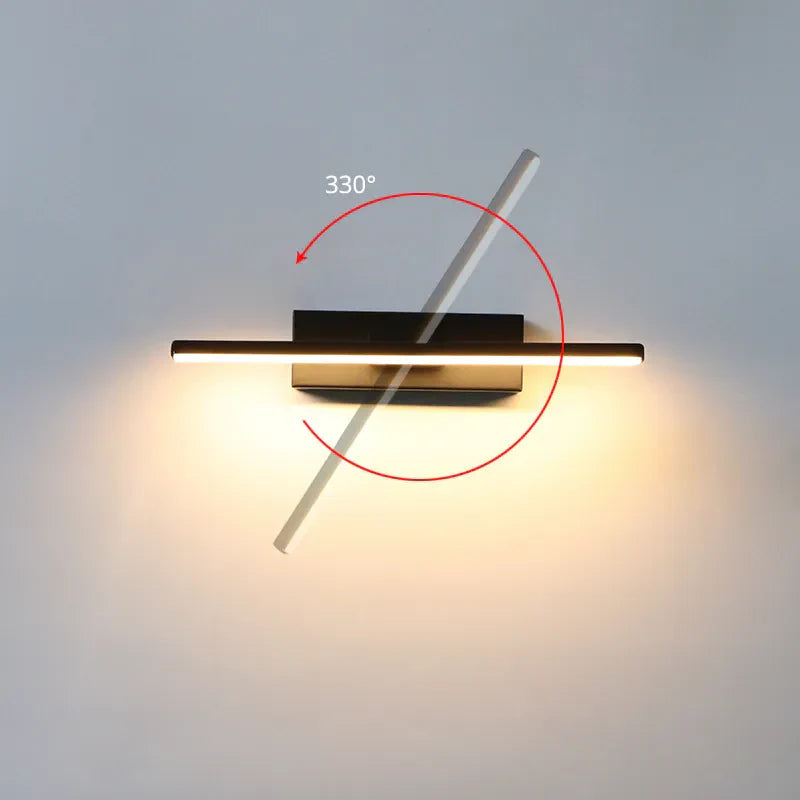 LuminaFlex | Adjustable Rotating LED Wall Lamp for Bedroom Lighting