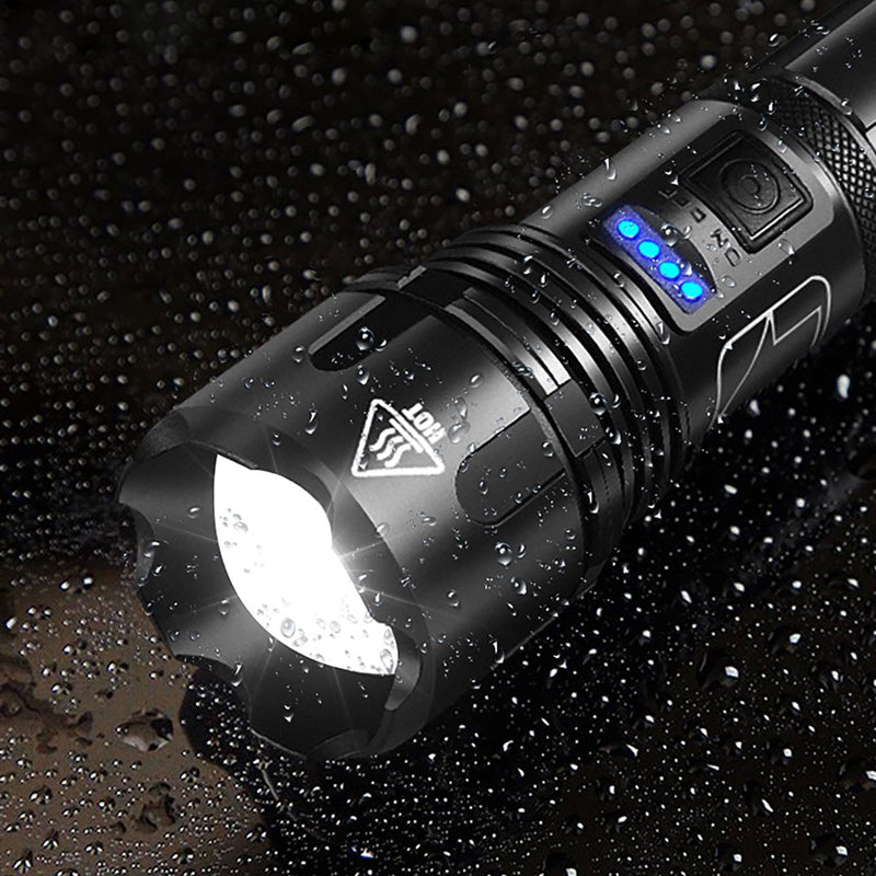 LuminaGuard | Ultra-Bright LED Military Flashlight for Outdoor Use