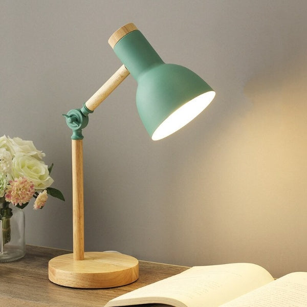 LuminaWood | Stylish Minimalist LED Adjustable Desk Lamp