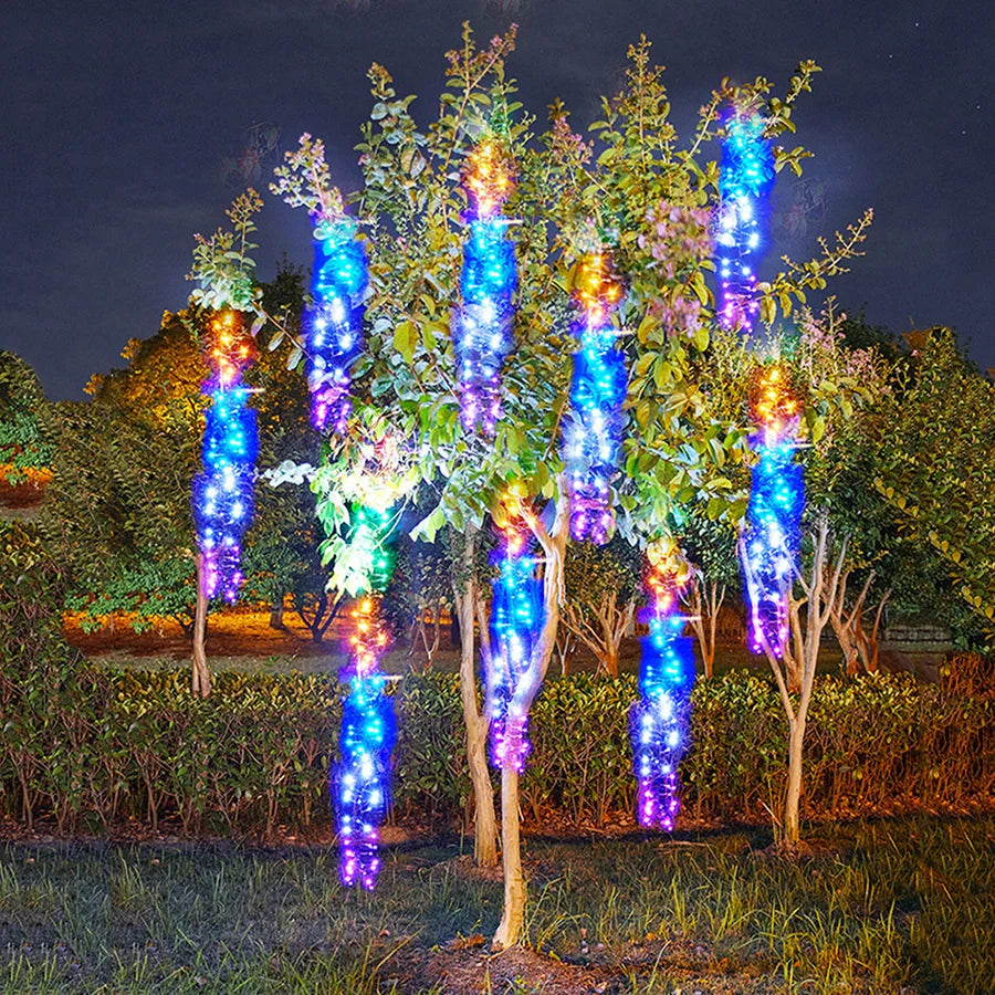 Luminara | Enchanting Colorful Outdoor Christmas Meteor Shower Lights