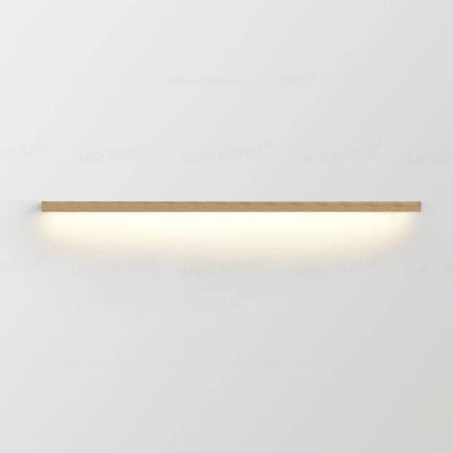 ZenBeam | Minimalist Solid Wood LED Wall Lamp for Warm Ambient Lighting