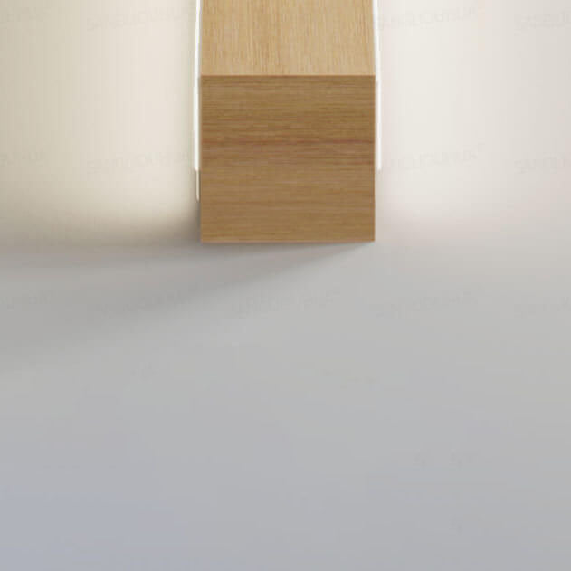 ZenBeam | Minimalist Solid Wood LED Wall Lamp for Warm Ambient Lighting