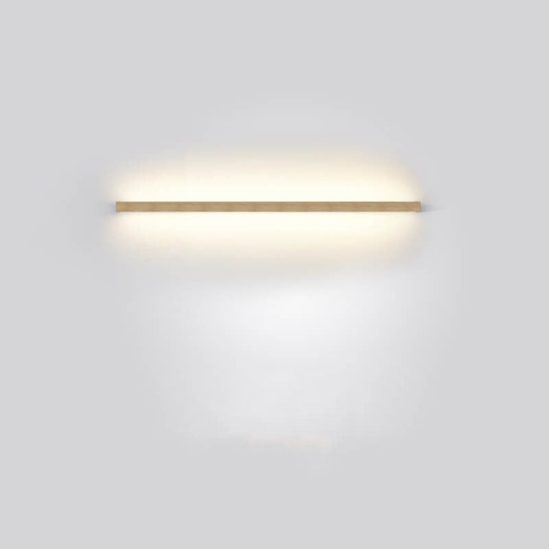ZenBeam | Minimalist Solid Wood LED Wall Lamp for Warm Ambient Lighting