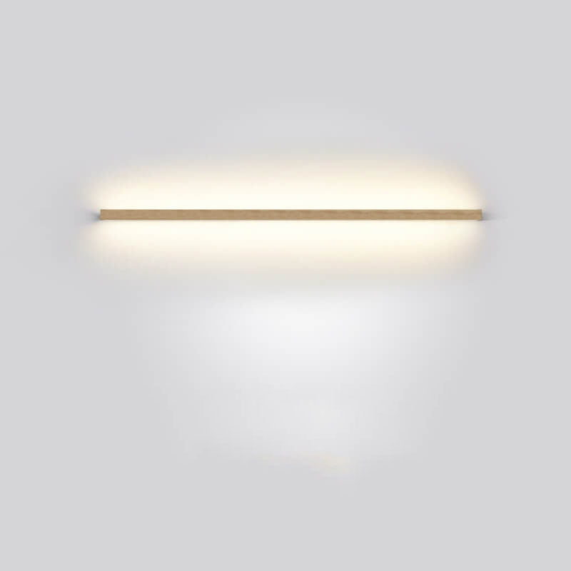 ZenBeam | Minimalist Solid Wood LED Wall Lamp for Warm Ambient Lighting