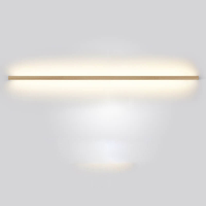 ZenBeam | Minimalist Solid Wood LED Wall Lamp for Warm Ambient Lighting