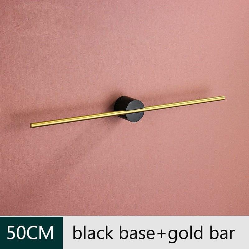 Aleo Wall-Mounted Aluminum Towel Holder Rack for Bathroom and Bedroom