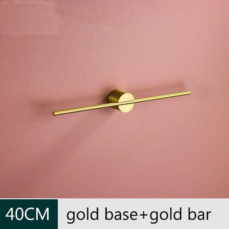 Aleo Wall-Mounted Aluminum Towel Holder Rack for Bathroom and Bedroom