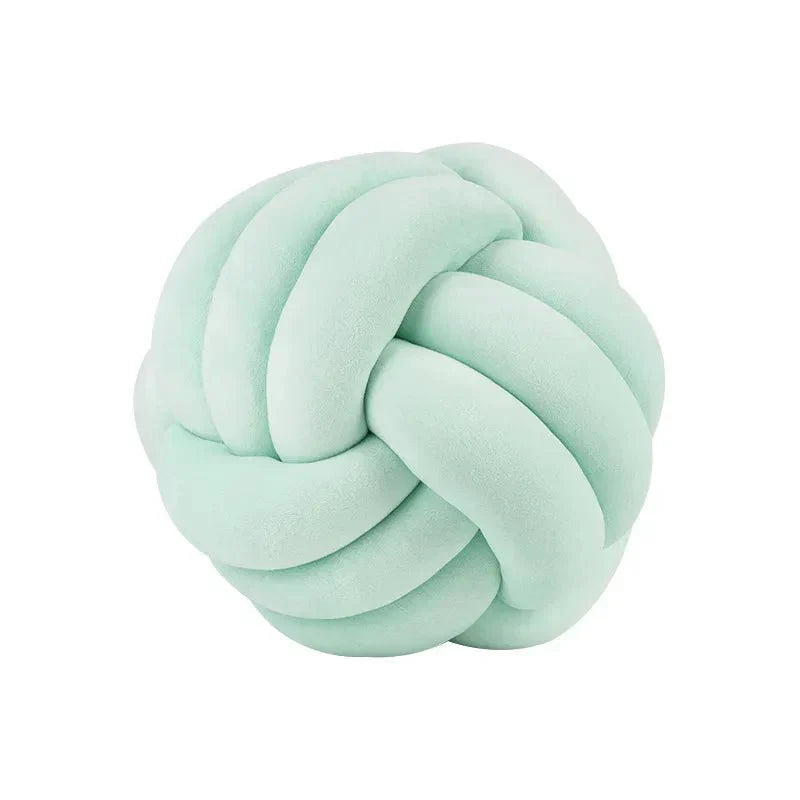 Decorative Knotted Suede-Look Soft Knot Cushion Pillow