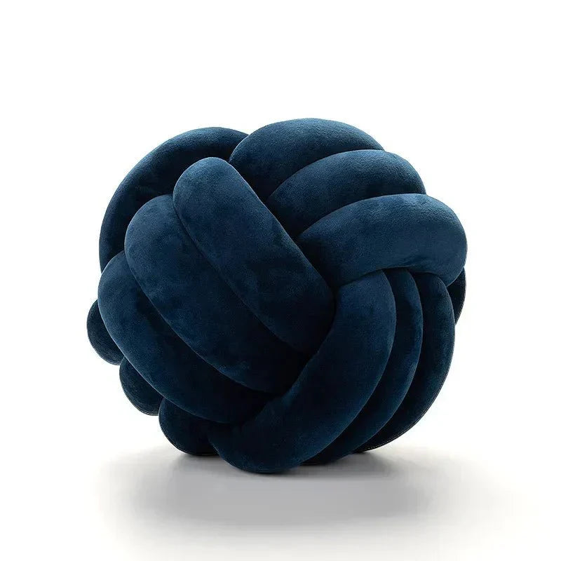 Decorative Knotted Suede-Look Soft Knot Cushion Pillow