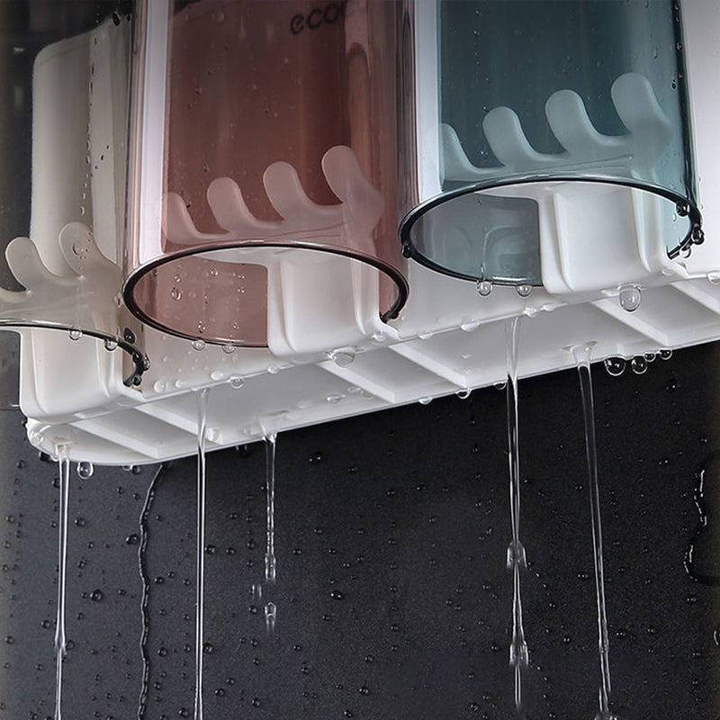 Gap-Free Drill-Free Toothbrush Holder with Suction Mount