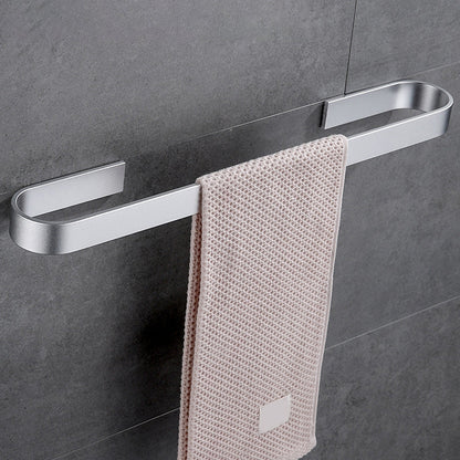 Modern Self-Adhesive Towel Holder – Easy Install, Versatile Bathroom & Home Rack