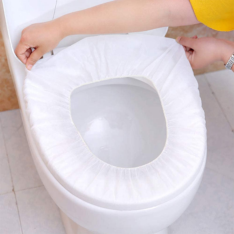 Disposable Toilet Seat Covers Waterproof Breathable Travel-Friendly Hygiene Protection