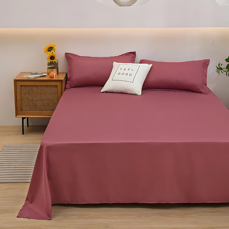PureLinen Premium Linen Fitted Bed Sheet – Breathable, Durable, Moisture-Wicking Bedding