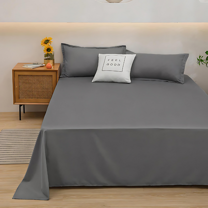 PureLinen Premium Linen Fitted Bed Sheet – Breathable, Durable, Moisture-Wicking Bedding