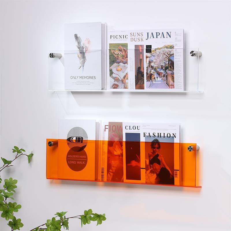 AcrylicAura | Stylish Eco-Friendly Wall Mounted Magazine Holder