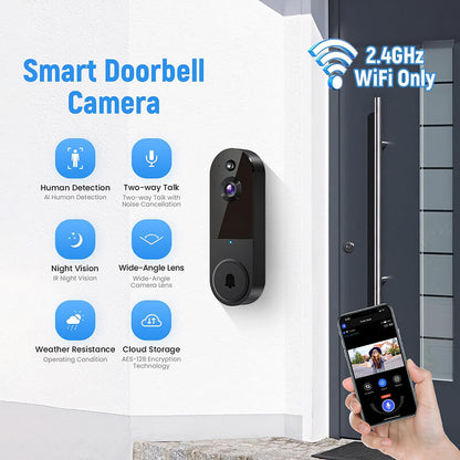 AetherGuard | Advanced AI 1080P Wireless Video Doorbell Camera