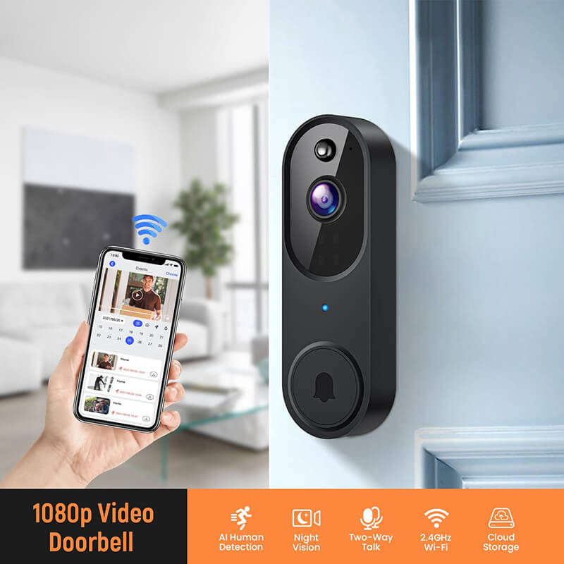 AetherGuard | Advanced AI 1080P Wireless Video Doorbell Camera