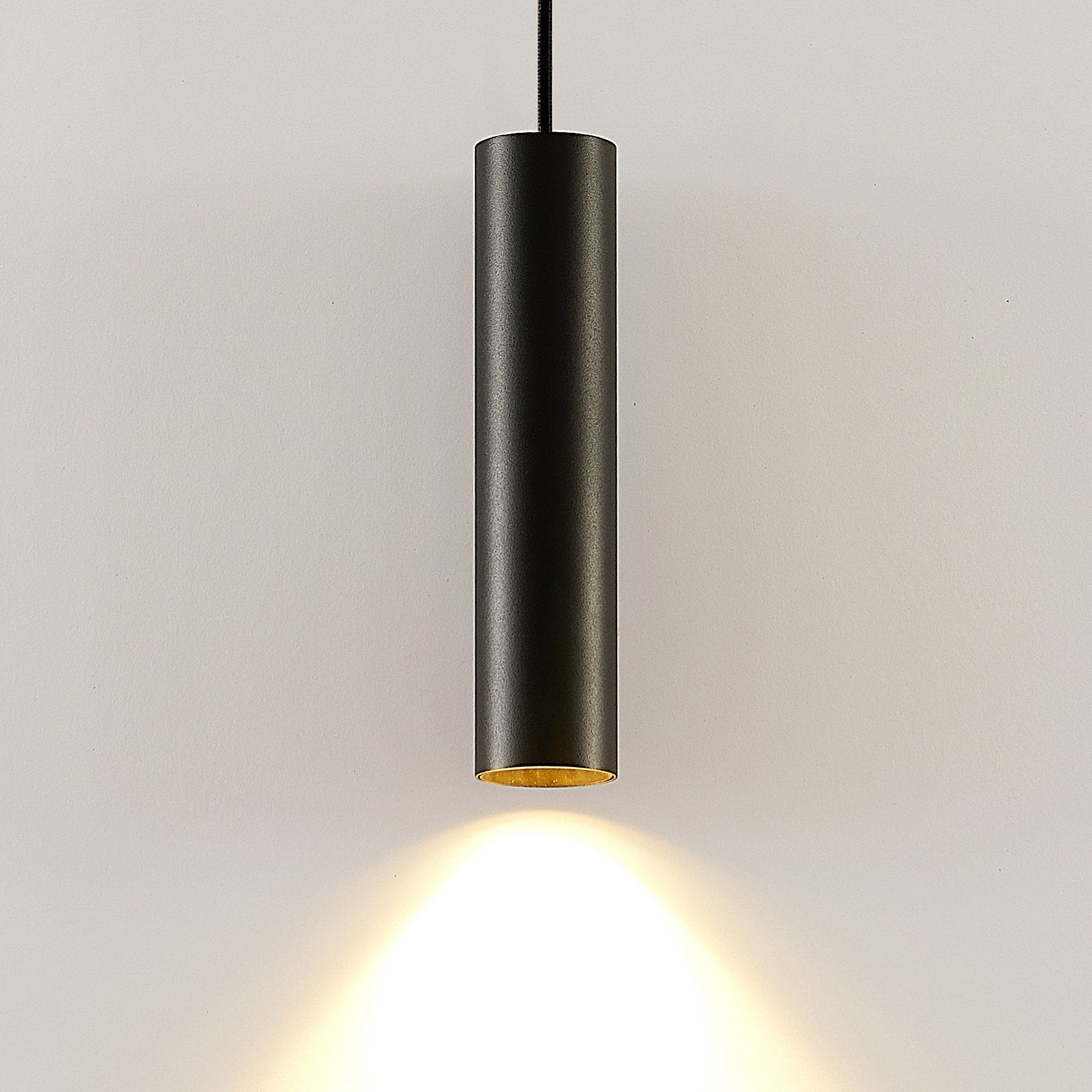 AluminaGlow | Modern Black Aluminum Pendant Light for Kitchen Island