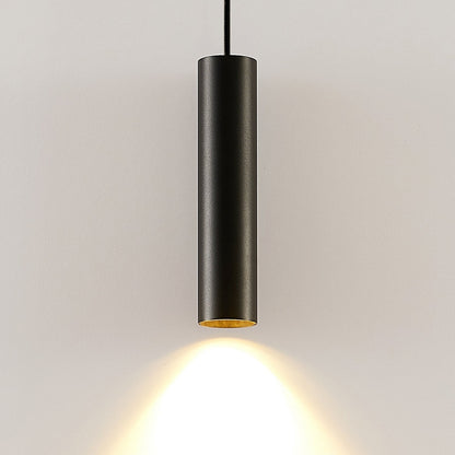 AluminaGlow | Modern Black Aluminum Pendant Light for Kitchen Island