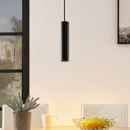 AluminaGlow | Modern Black Aluminum Pendant Light for Kitchen Island