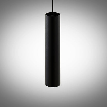AluminaGlow | Modern Black Aluminum Pendant Light for Kitchen Island