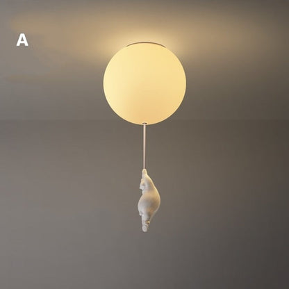 BalloonBear | Fun LED Ceiling Lamp for Kids’ Rooms with Playful Design