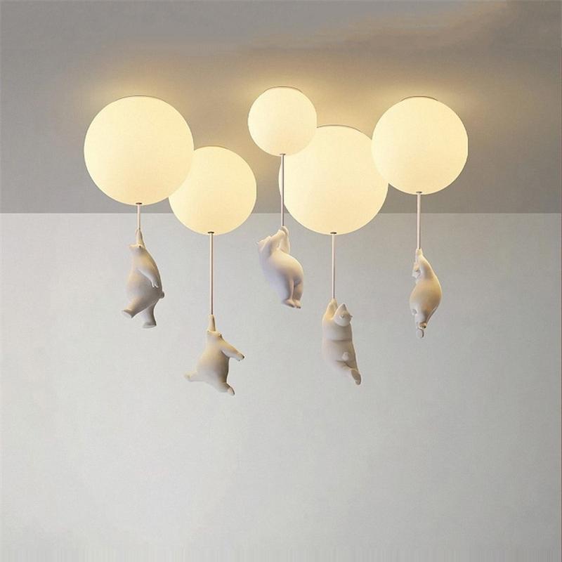 BalloonBear | Fun LED Ceiling Lamp for Kids’ Rooms with Playful Design