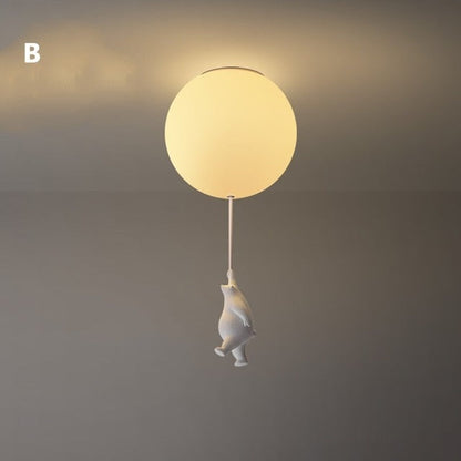 BalloonBear | Fun LED Ceiling Lamp for Kids’ Rooms with Playful Design