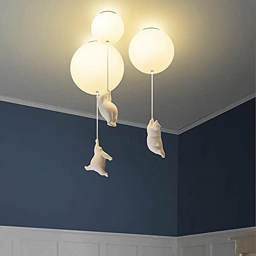 BalloonBear | Fun LED Ceiling Lamp for Kids’ Rooms with Playful Design