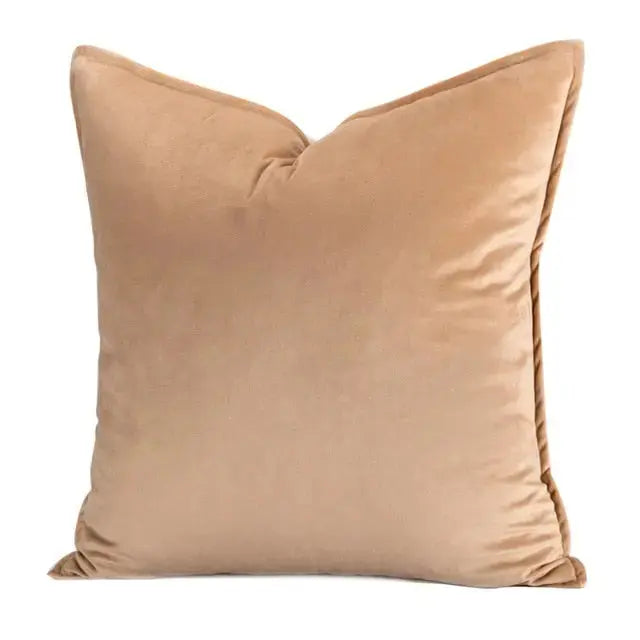 European Luxury Velvet Cushion Cover – Soft Textured Home Decor Pillowcase
