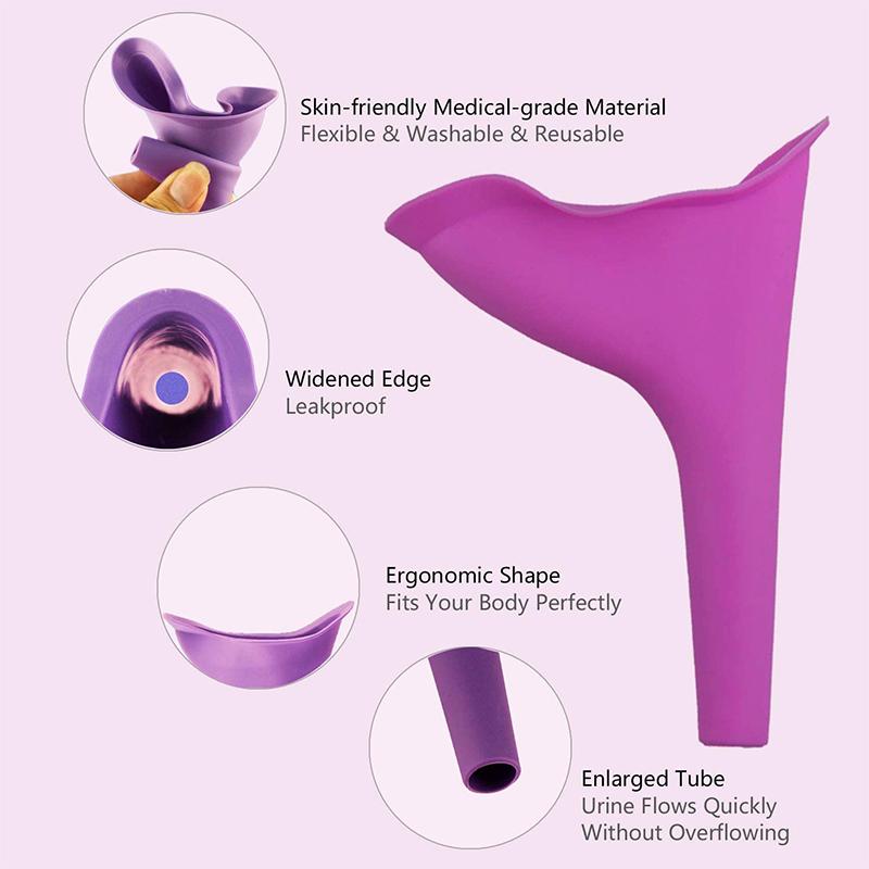 FeminaFunnel | Ergonomic Female Urination Device for Convenient Outdoor Use