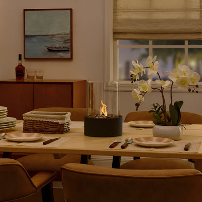 FlameCraft | Modern Elegant Tabletop Fireplace for Indoor Outdoor Use