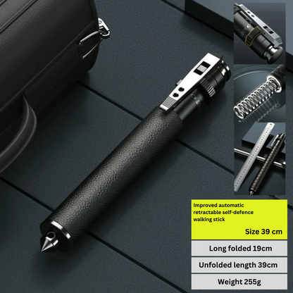 1+1 FREE | GuardStride – Automatic Self-Defense Hiking Pole for Enhanced Outdoor Safety