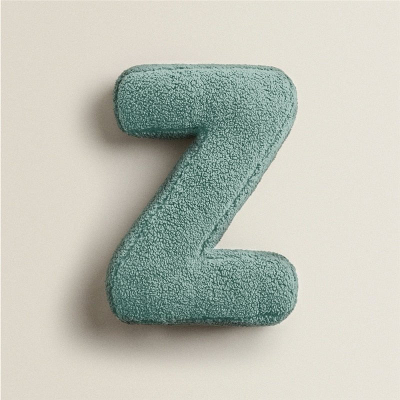 PlushLetter Soft Customizable Letter Pillow for Kids' Room and Bedroom Decor