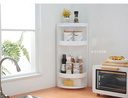 Bathroom Corner Storage Shelf – Space-Saving Stylish Organization Solution
