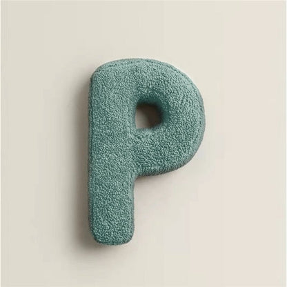 PlushLetter Soft Customizable Letter Pillow for Kids' Room and Bedroom Decor