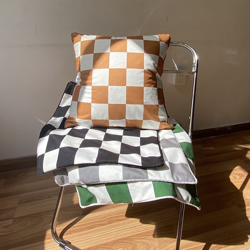 Mattes Checkerboard Pillowcase 18x18 Inches