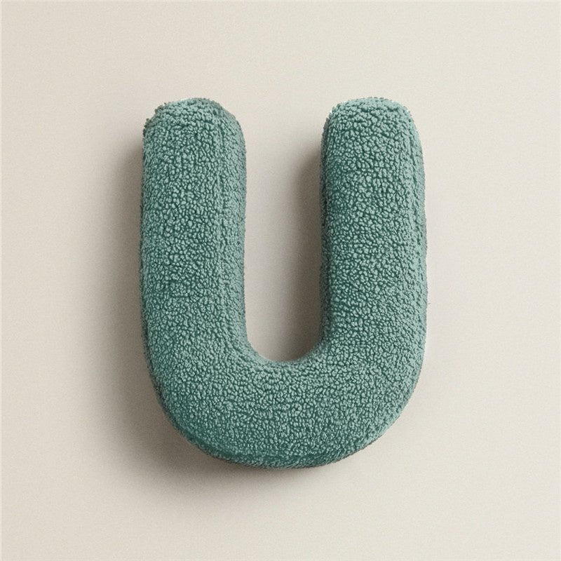 PlushLetter Soft Customizable Letter Pillow for Kids' Room and Bedroom Decor