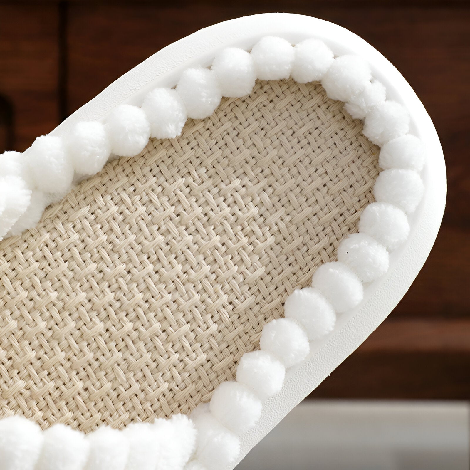 Sofie Plush Cross-Band Slippers with Cozy Lined EVA Sole