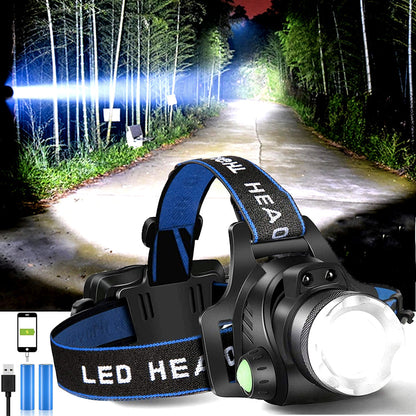 LumenBlaze | Waterproof LED Headlamp for Outdoor Activities